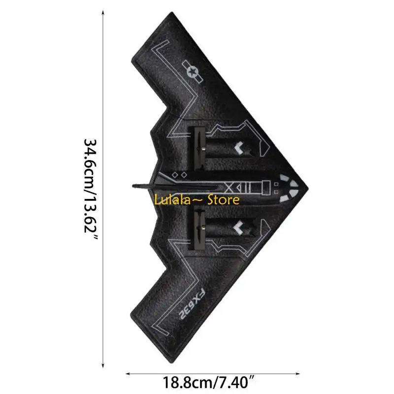 Y4QA Rc 비행기 B2Bomber 항공기 장난감 폼 Rc 비행기 B2Stealth 폭격기 폼 드론