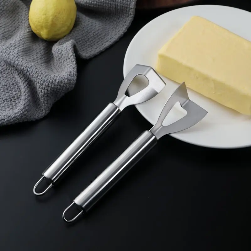1/2/3Pcs Household Use Kitchen Stainless Steel Cake Cheese Knife Butter Cutter Shovel Cheese Tool Cream Spreader Easy To Cutter