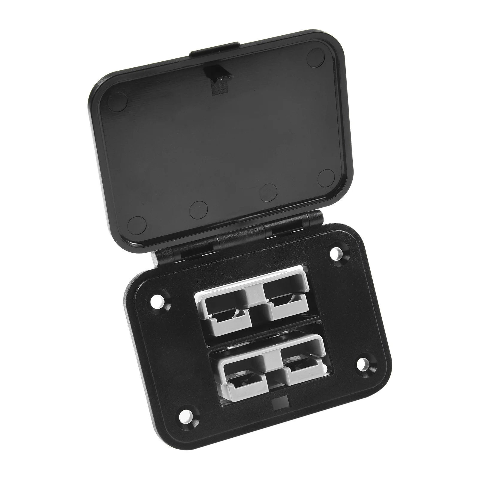1 Set 50A 600V Twin Dual Flush Mount Bracket For Ander-Plug Connector Flush Mounts For Electric Vehicles Power Distribution