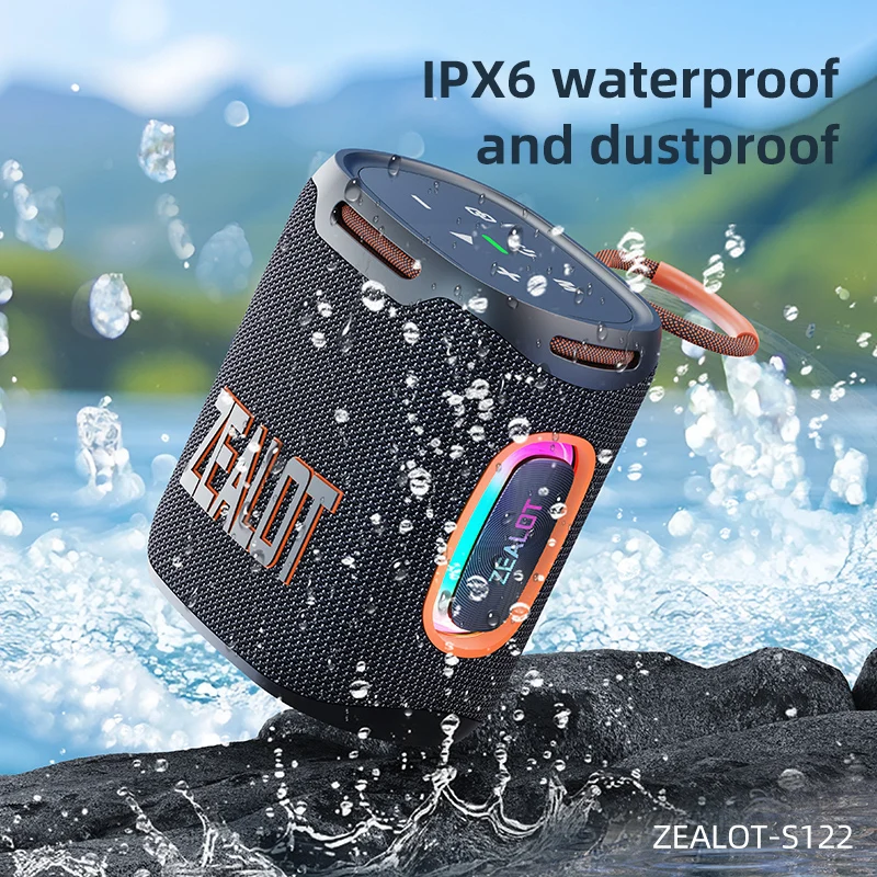 dotn Altoparlante Bluetooth impermeabile IPX7 – suono HD 20 W, tempo di riproduzione 20 ore, accoppiamento TWS, BT5.4, portatile per piscina/ spiaggia/doccia, regalo blu