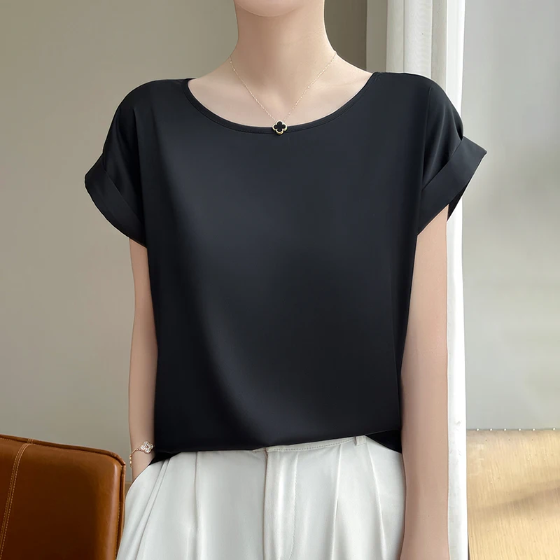 جديد س الرقبة الحرير بروتيل السيدات رقيقة سترة الس...