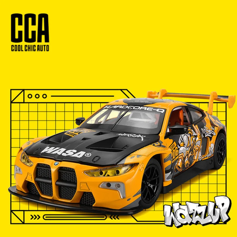 Enhanced Diecast Metal Sports Car with Sound and Light Features - Ideal Gift