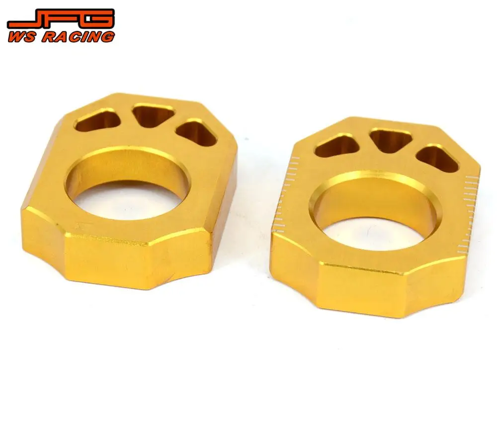 CNC 리어 체인 조절기 액슬 블록, 스즈키 RMZ250 RMZ 250 2004-2019 RMZ450 RMX450Z 더트 피트 자전거 부품, 오토바이 액세서리