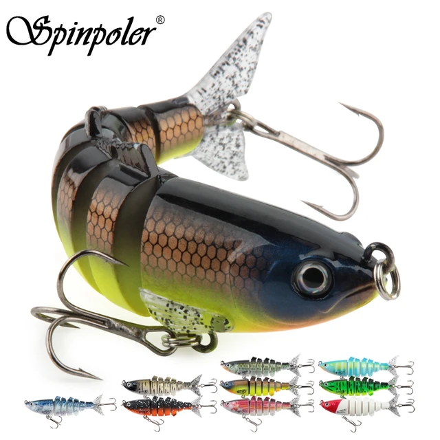 Spinpoler Soft Plastic Swimbait Fishing Lure Minnow Paddle Tail Double  Color Bass Lure For Bass Trout Crappie Panfish Bluegill - AliExpress