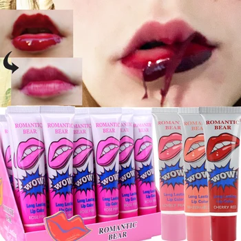 Amazing 6 Colors Peel Off Lip Gloss