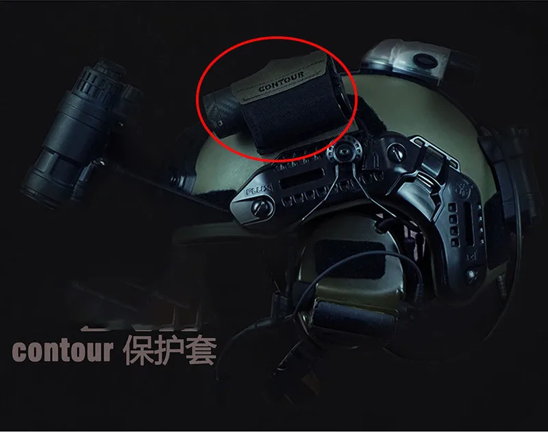 Outdoor Tactical Equipment Contour Camera Protective Cover Camouflage Cover camera mount