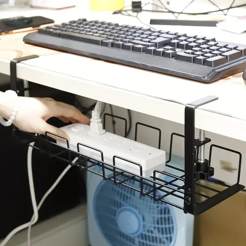 Desk Cable Management Tray  Office Cable Management Office - Desk Cable  Management - Aliexpress