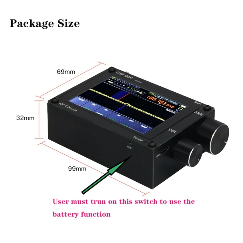 β 3.5 ġ īƮ DSP SDR ű, Malahit SDR   ű ߿, 1.10C  , 50Khz-2Ghz, ǰ