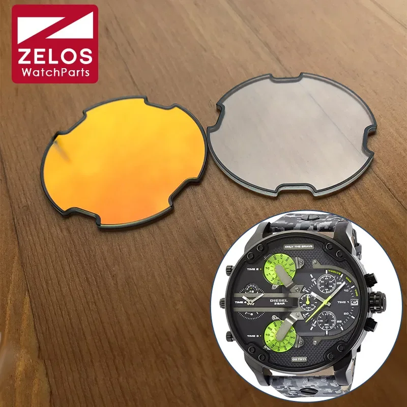 Cristallo Minerale Vetro Per Diesel Mr Big Daddy Cronografo Uomo Orologio Dz7395 7370 Parti Strumenti