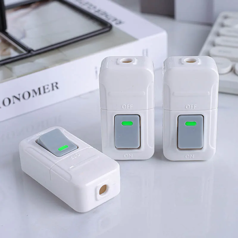 1PC White ON OFF Push Button Switch Table Led Lights Online Midway Control Switch  Cab Bedside Lamp Power Switch 10A 250V