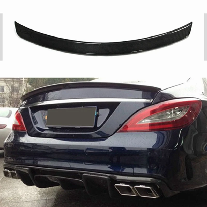 

For Mercedes-Benz CLS W218 AMG Style Carbon Fiber Rear Spoiler Trunk Wing 2011-2017 FRP / Forged Carbon