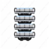 New Quality Stainless Steel Safety Razor 3-layer Razor Blade MEN'S Manual Razor Blade for Mach series Replacement Refills Blades 6