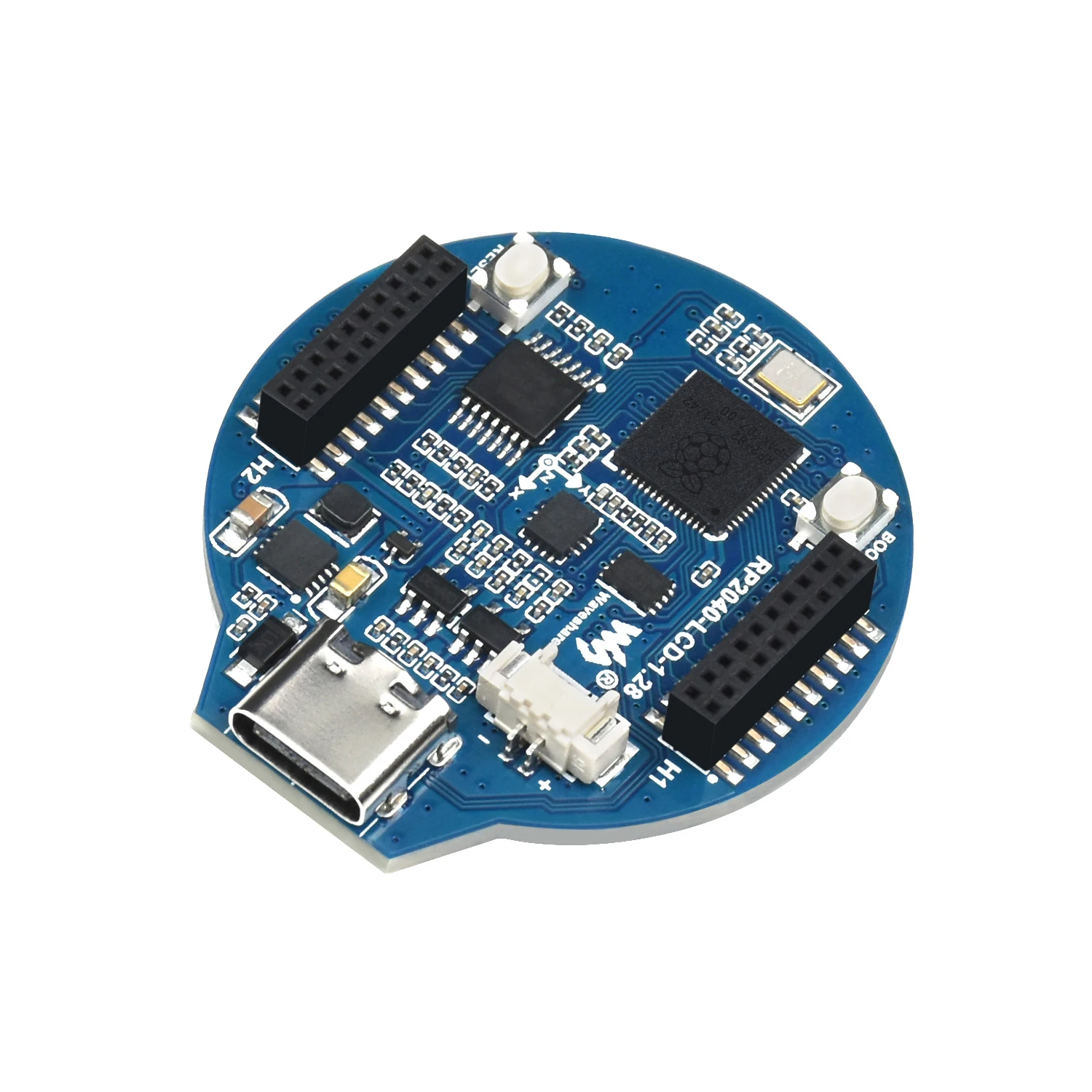 USB-C  LCD ÷ ȭ ӵ ̷ν , RPI   PICO RP2040 MCU  , 1.28 ġ