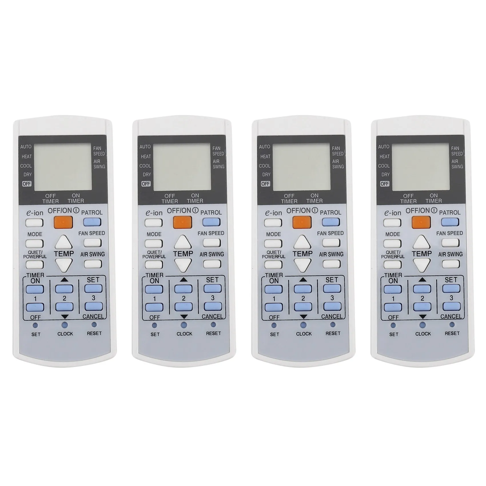 

4X Conditioner Air Conditioning Remote Control for Panasonic Controller A75C3407 A75C3623 A75C3625 KTSX003 A75C3297