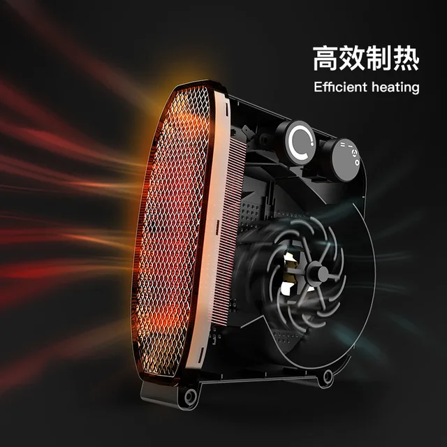 Luxus Mini 1500W Elektromos Fűtés Háztartási Energiatakarékos Fürdőszoba Irodai Asztali Télen Tartsa Meg A Meleg Kültéri 220 V Ajándékot - Image 3