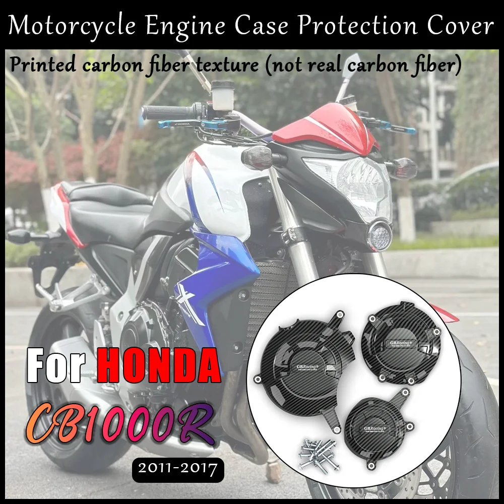 Motorcycle Engine Protection Cover For HONDA CB1000R 2011-2017 GBRacing Engine Case Protector Alternator Clutch Protection Cover