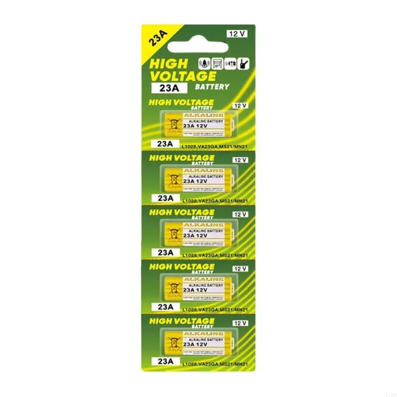 New 5pcs/set A23S/23AE/V23GA/LRV08/L108/23GA Dry Cell 23A 12V Alkaline Batteries