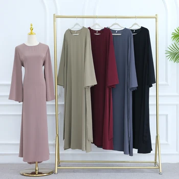 Elegant Belted Abaya Dress 1