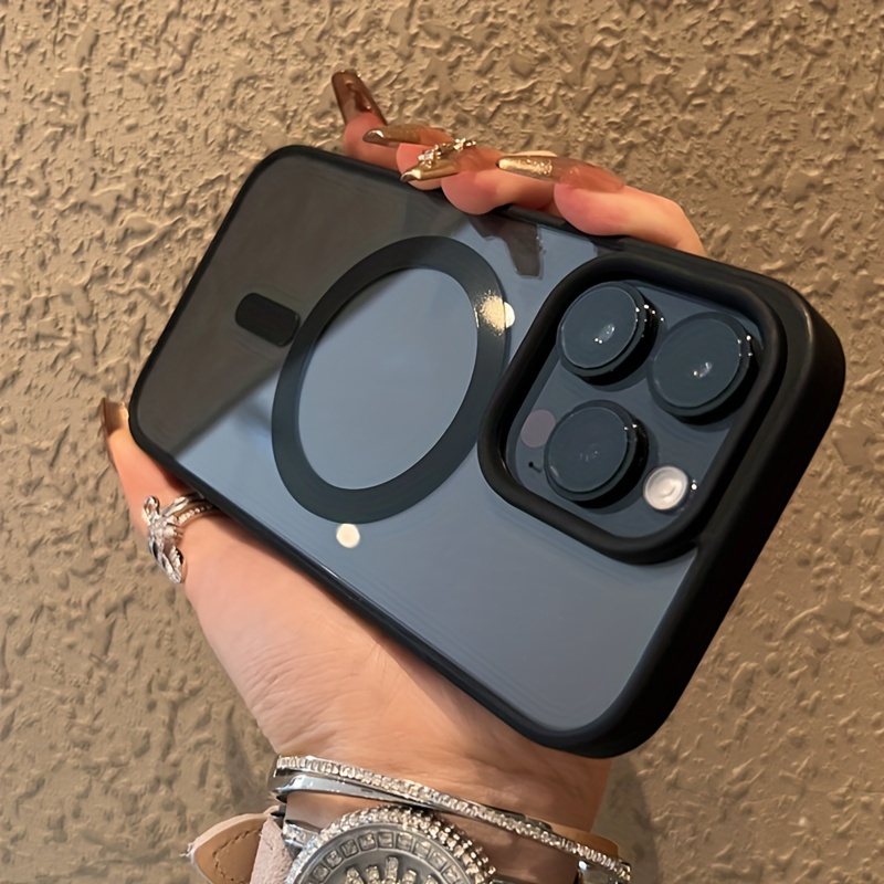 For Magsafe Magnetic Wireless Charging Phone Case For Samsung Galaxy S24 Ultra S23 S22 S24 FE S23 Plus Cases Acrylic Matte Cover