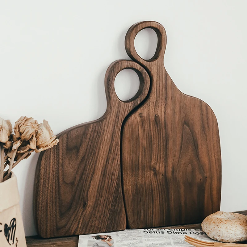 Kitchen Cutting Board Walnut Wood Chopping Board Creative Couple