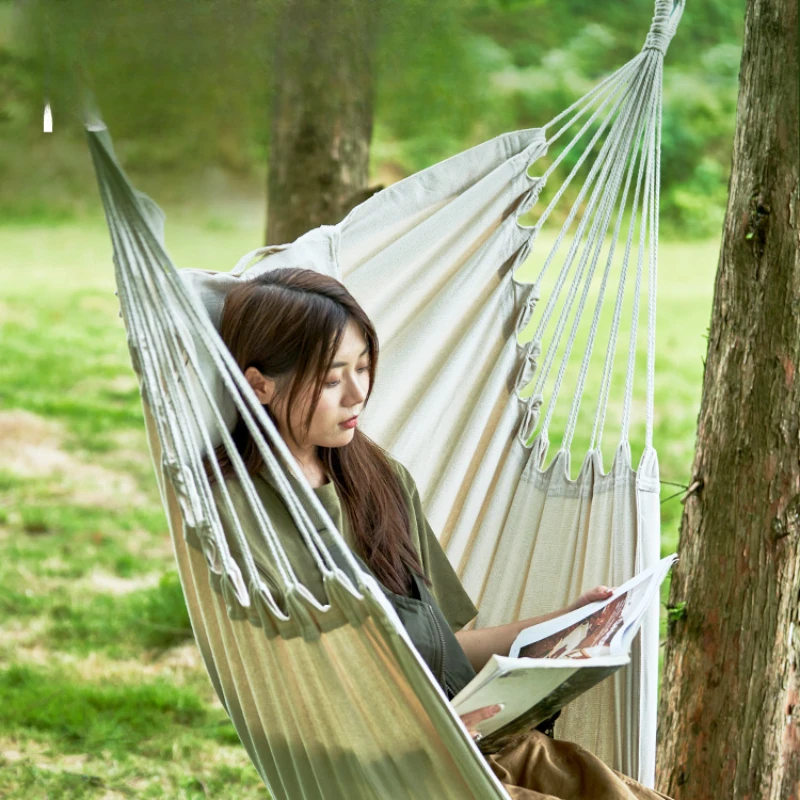 

Terrace Lounge Hammocks Patio Portable Survival Beach Hammocks Outdoor Swing Balcony Adult Amacas Colgantes Camping Furniture