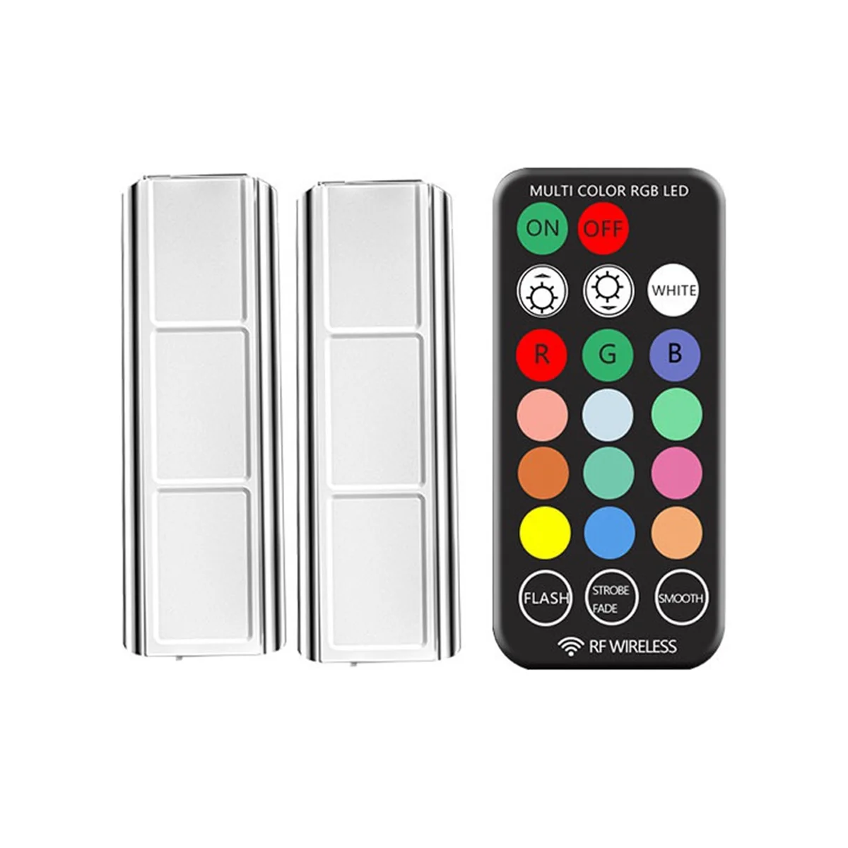 

Интерьер автомобиля, оригинальная Светодиодная лампа RGB, беспроводная декоративная лампа для автомобиля