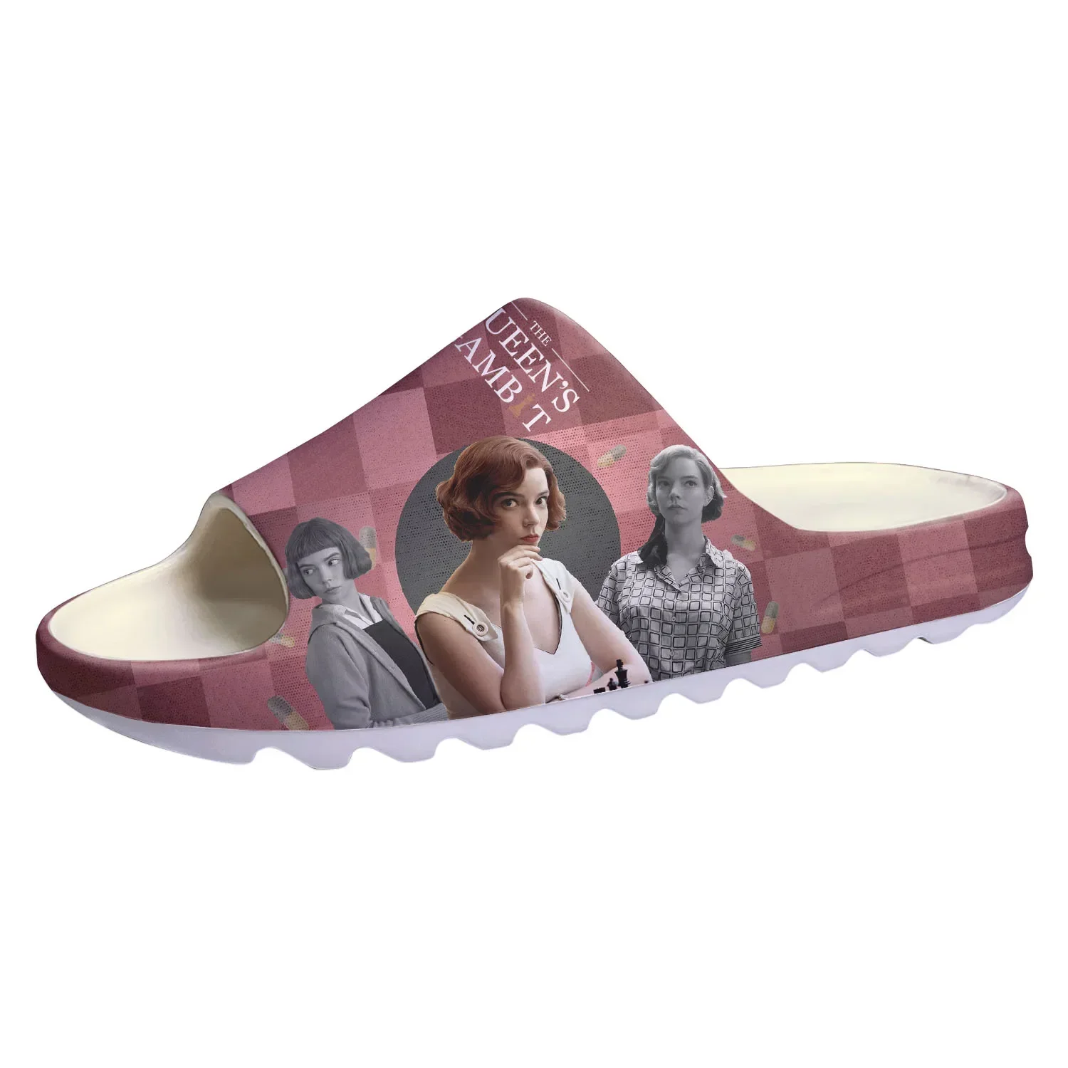 The Queens Gambit Home Cotton Slippers Mens Womens Beth Harmon Plush Bedroom Casual Keep Warm Shoes Thermal Slipper Custom Shoe