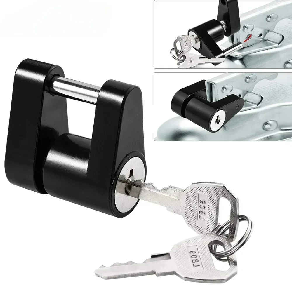 Off-road Safety Lock Trailer Tongue Connector Lock Erosion-resistant Anti-theft Padlock for RVs trucks trailers
