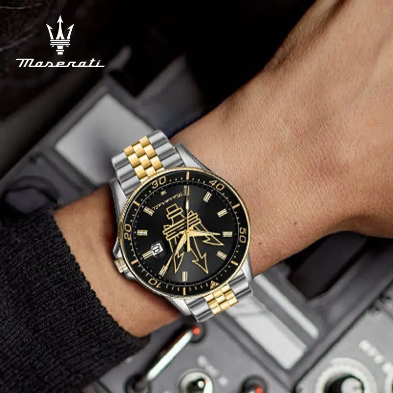 Maserati ゴールド 腕時計 自動巻き maserati watch men gold | eBay