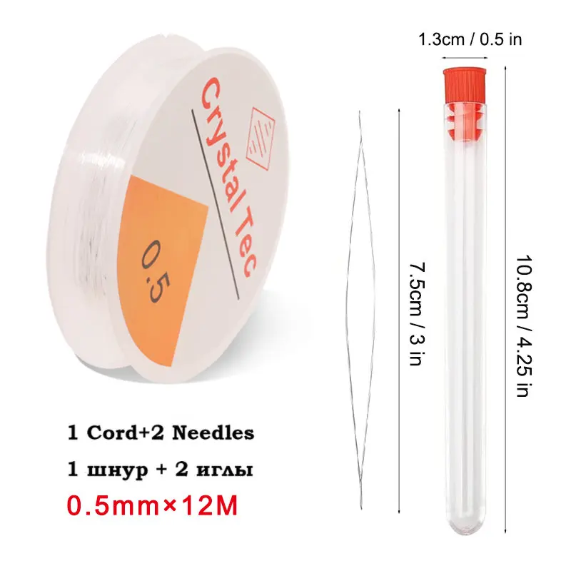 Elastic Beading Thread for DIY Jewelry and Crafting