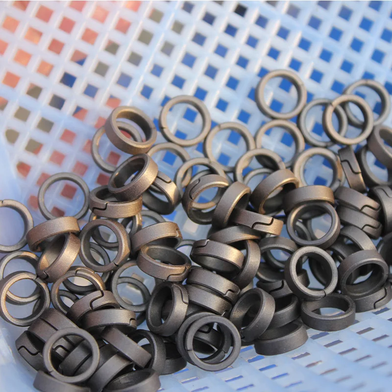 Anel de Pistão Hpa Dois Estágios para Compressor Anéis de Compressor Acessórios Estilhaços Montagem Pneumática 40mpa 10 Pcs