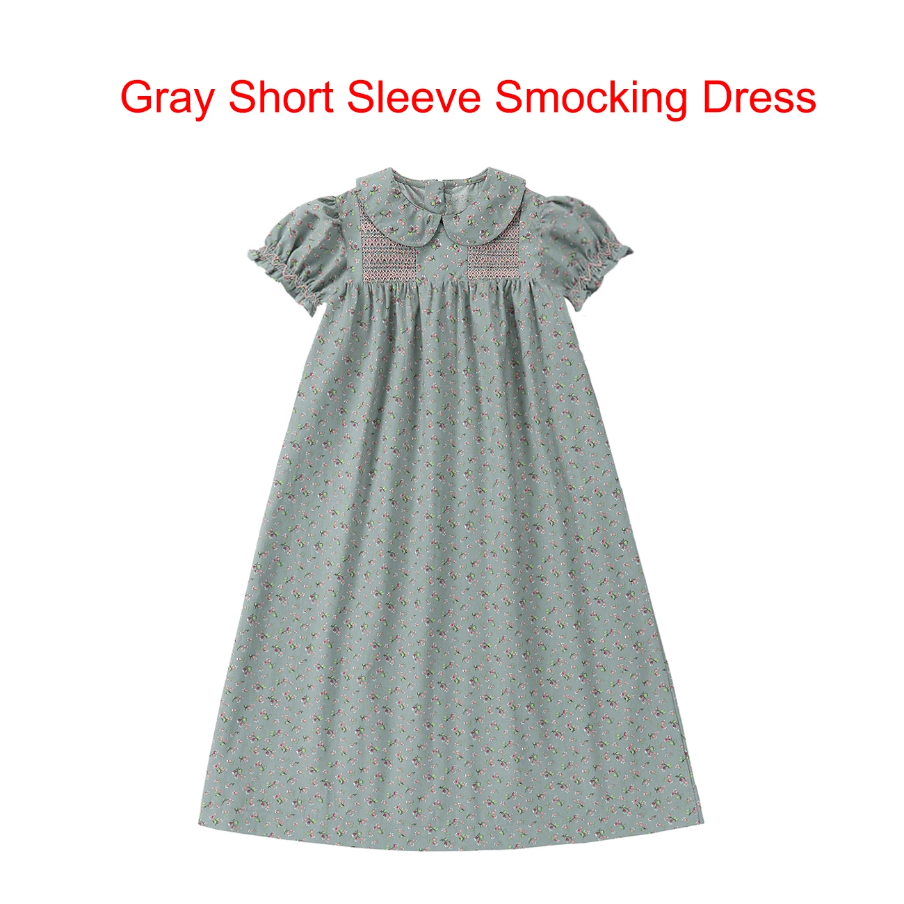 Short Gray Smock