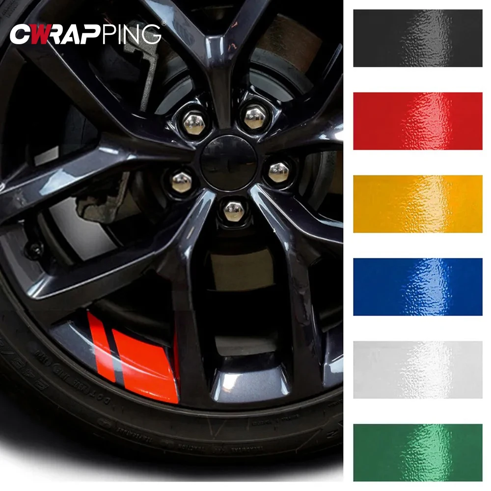 Reflective Stickers Car Wheel Reflective Stickers Auto Safety Warning Sticker Reflector Protective Strip Film for Trucks Auto Motorcycle Stickers