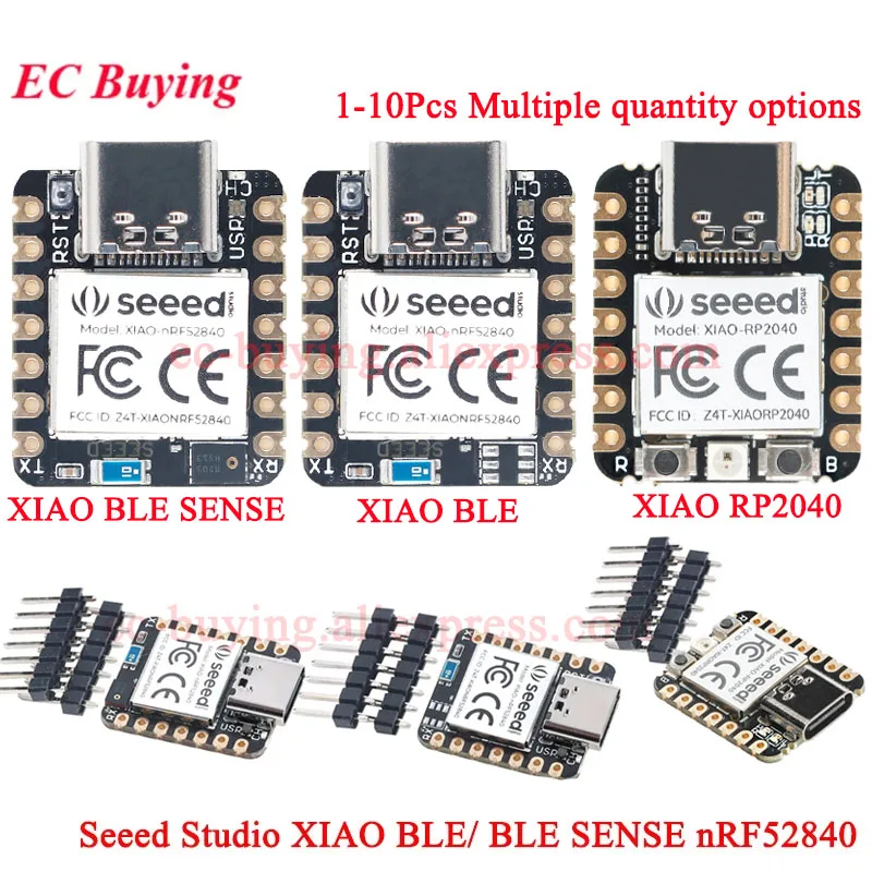 1-10Pcs Seeeduino XIAO BLE SENSE seeed studio XIAO RP2040 nRF52840