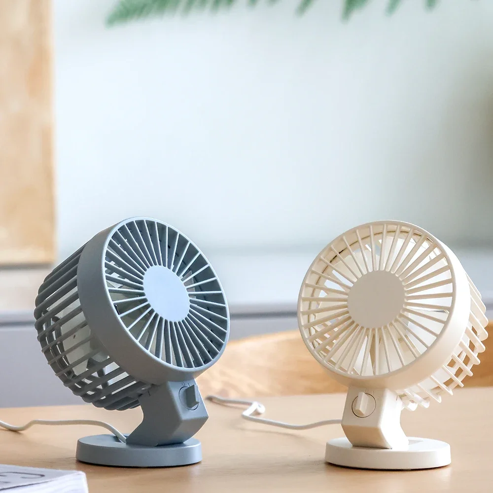 New Mini Fan for Desk USB Small Fan Desktop Oscillating Fans for Home Office Desks