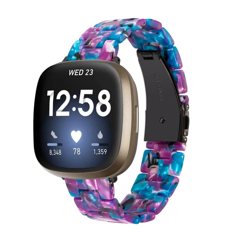 Fitbit Versa 3 Resin Strap Fitbit Versa 4 Band Women Fitbit Versa 3