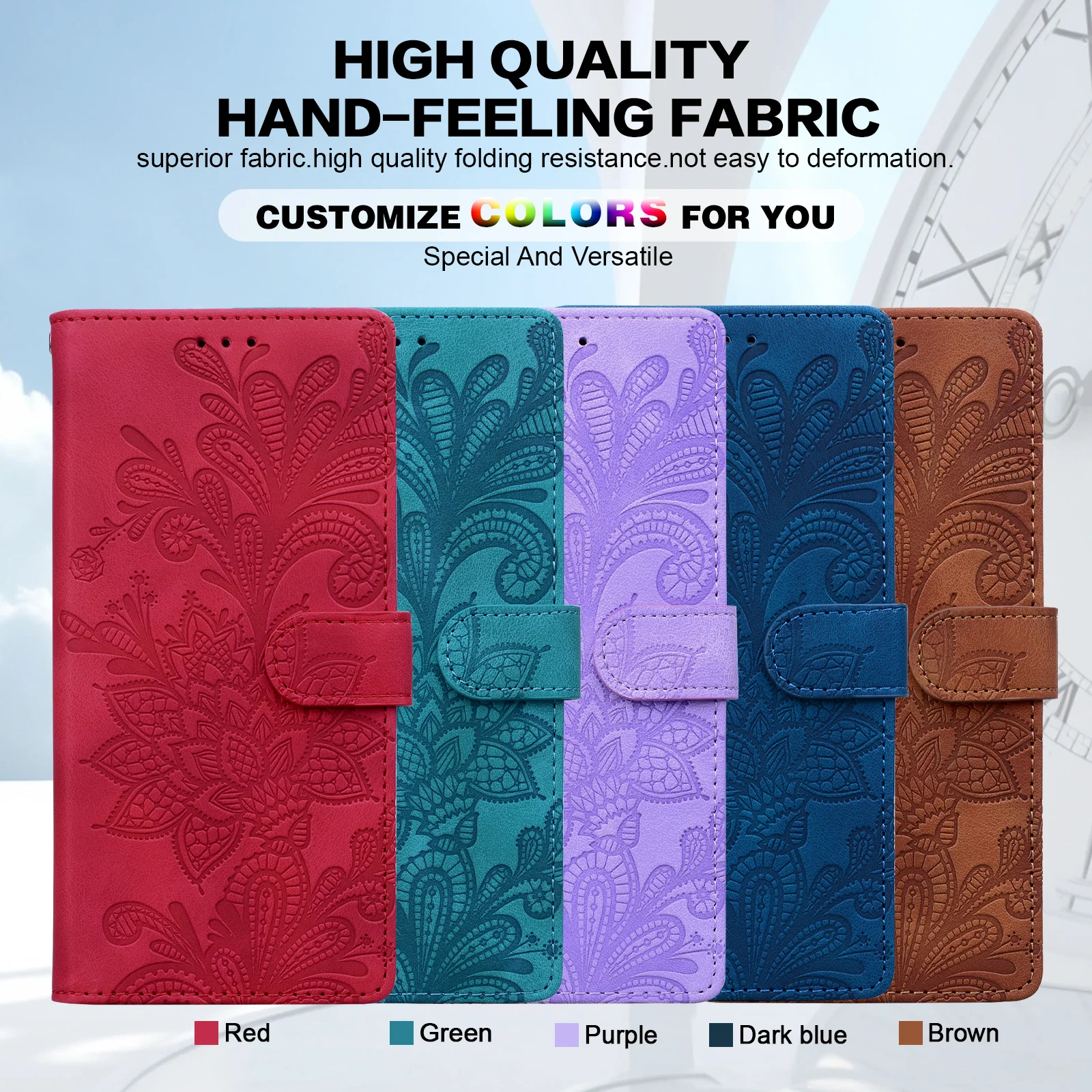 Magnetic Flip Leather Wallet Phone Case