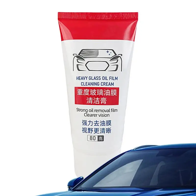 

Car Glass Oil Film Removing Paste Deep Cleaning Polishing Glass Cleaner For Auto Windshield Home Shine Glass Cleaner
