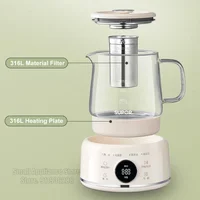 SUPOR-Bouilloire électrique multifonctionnelle, pot de santé intelligent, brassage du lait pour bébé, garder au chaud, eau chaude, 1L, 220V 4