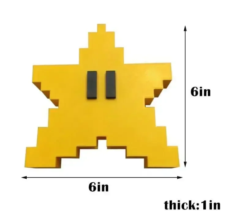 Christmas Tree Decoration Cute Christmas Tree Cartoon Large Starfish Shape Pendant Xmas Super Marios Bros Star Home Party
