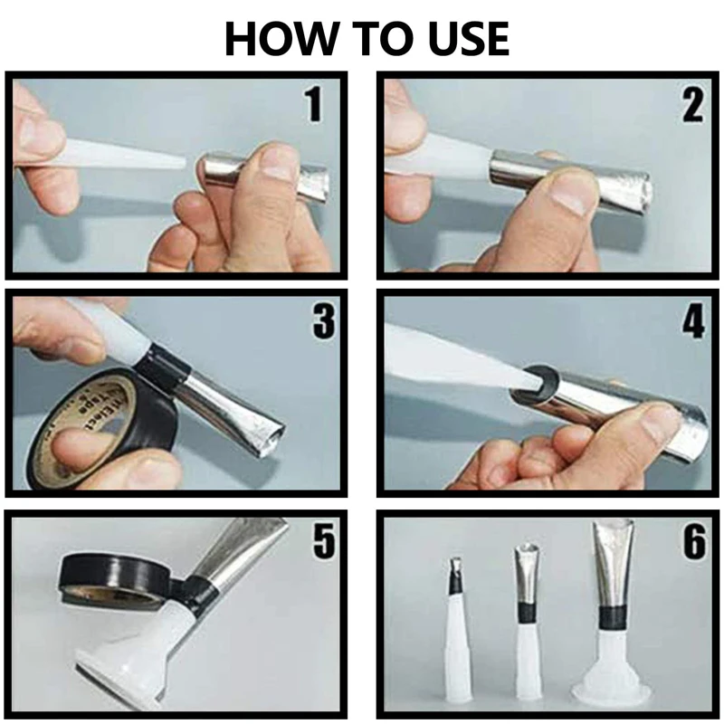 Caulking Nozzle 14PCS Stainless Steel Glue Nozzles Clean Lines Caulk Nozzle Applicator Caulking Finisher Glue Silicone Sealant Finishing Tools caulking gun nozzles,caulking nozzle