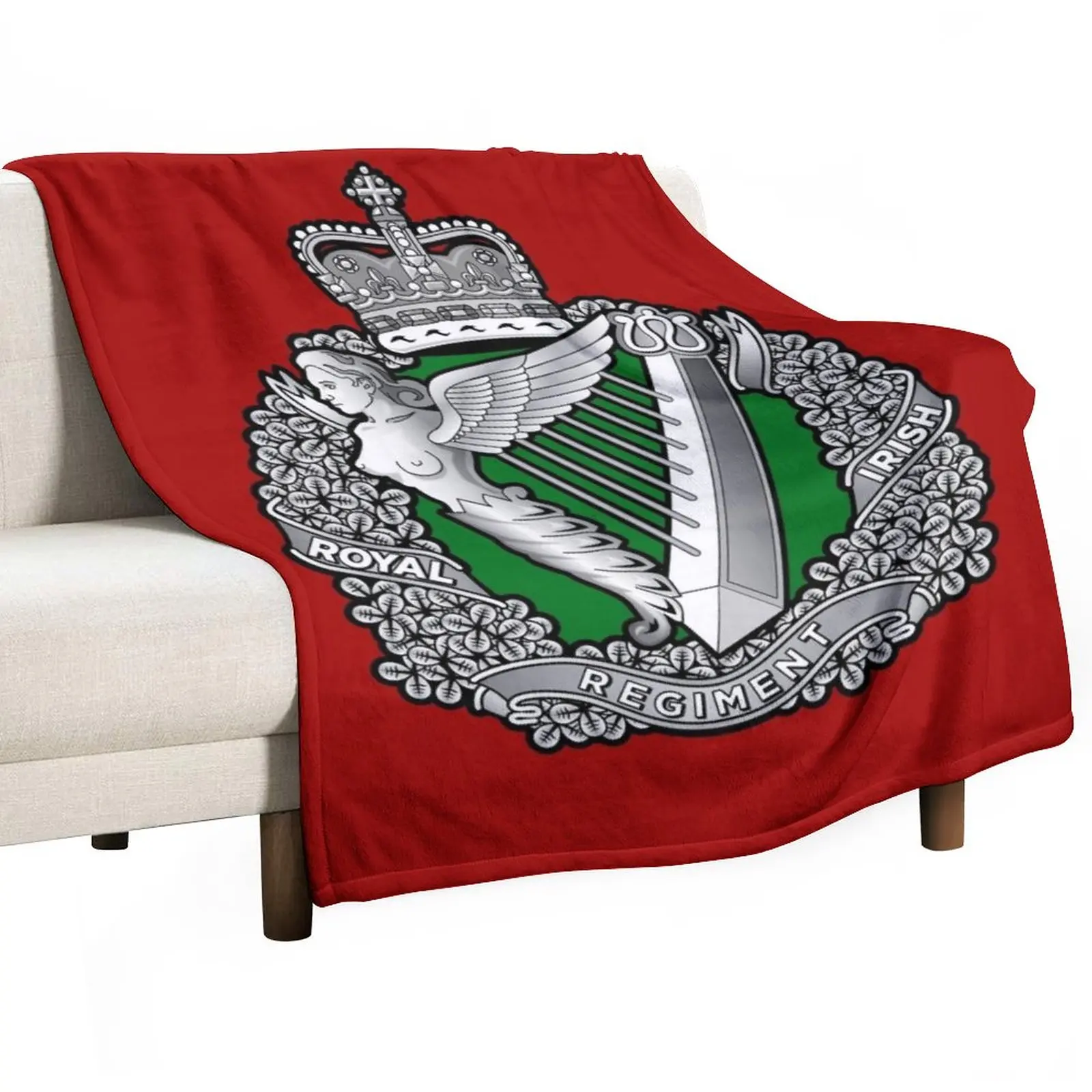 

ROYAL IRISH REGIMENT Throw Blanket Blanket Sofa Custom Blanket Thin Blankets Hairy Blankets