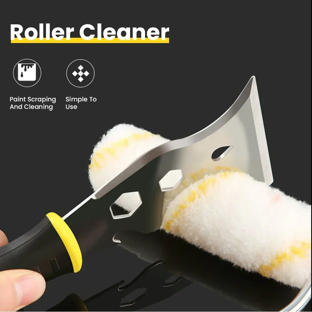 15 in 1 Multifunctional Putty Knife Stainless Steel Paint Scraper Removal Construction Tool for Wallpaper Can Opener Home DIY 4