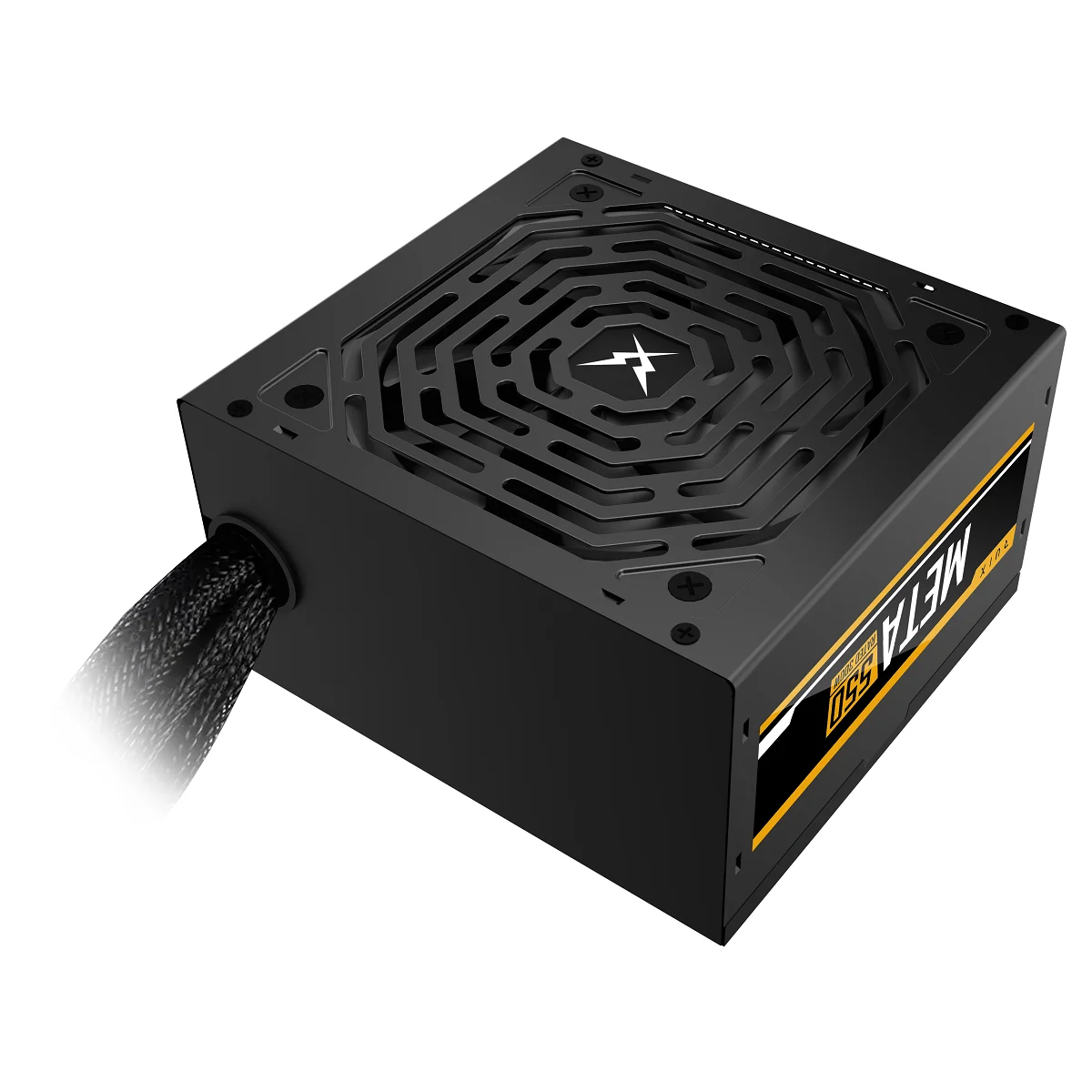 루익스 메타550 파워 서플라이 300W 풀 모듈러 24핀 12V ATX PC PSU 블랙 초저소음 120mm 팬 데스크탑 컴퓨터 PC 가정 사무실용