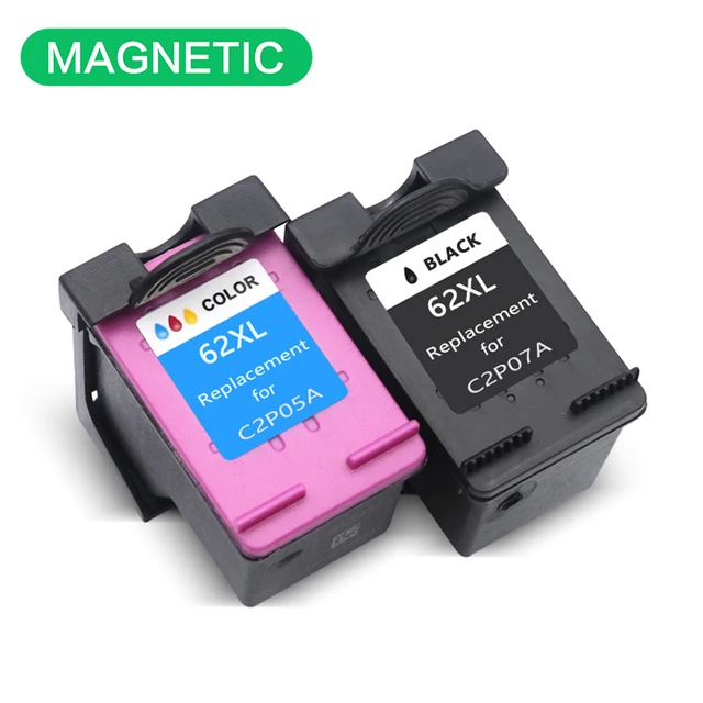 Magnetic Compatible ink cartridges For HP62 For HP 62 Envy 5640