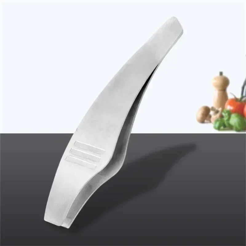 Stainless Steel Tweezers Bone Tweezer Food Clips Food Tongs Hair Removal Tool Angled Ham Pin Bone Pliers for Removing