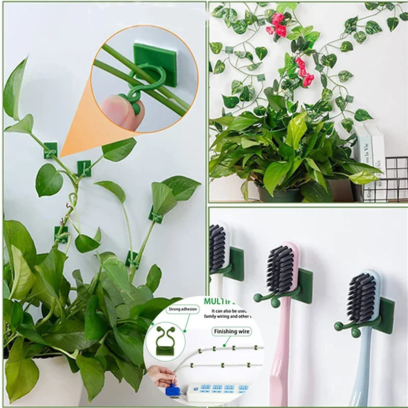 Plant Clips 10-50pcs Self-Adhesive Hook Traction Stent