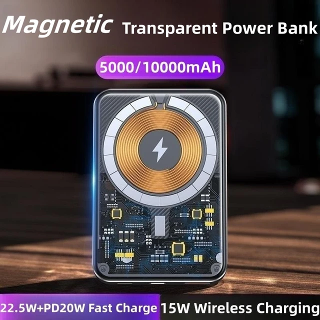iphone transparent power bank