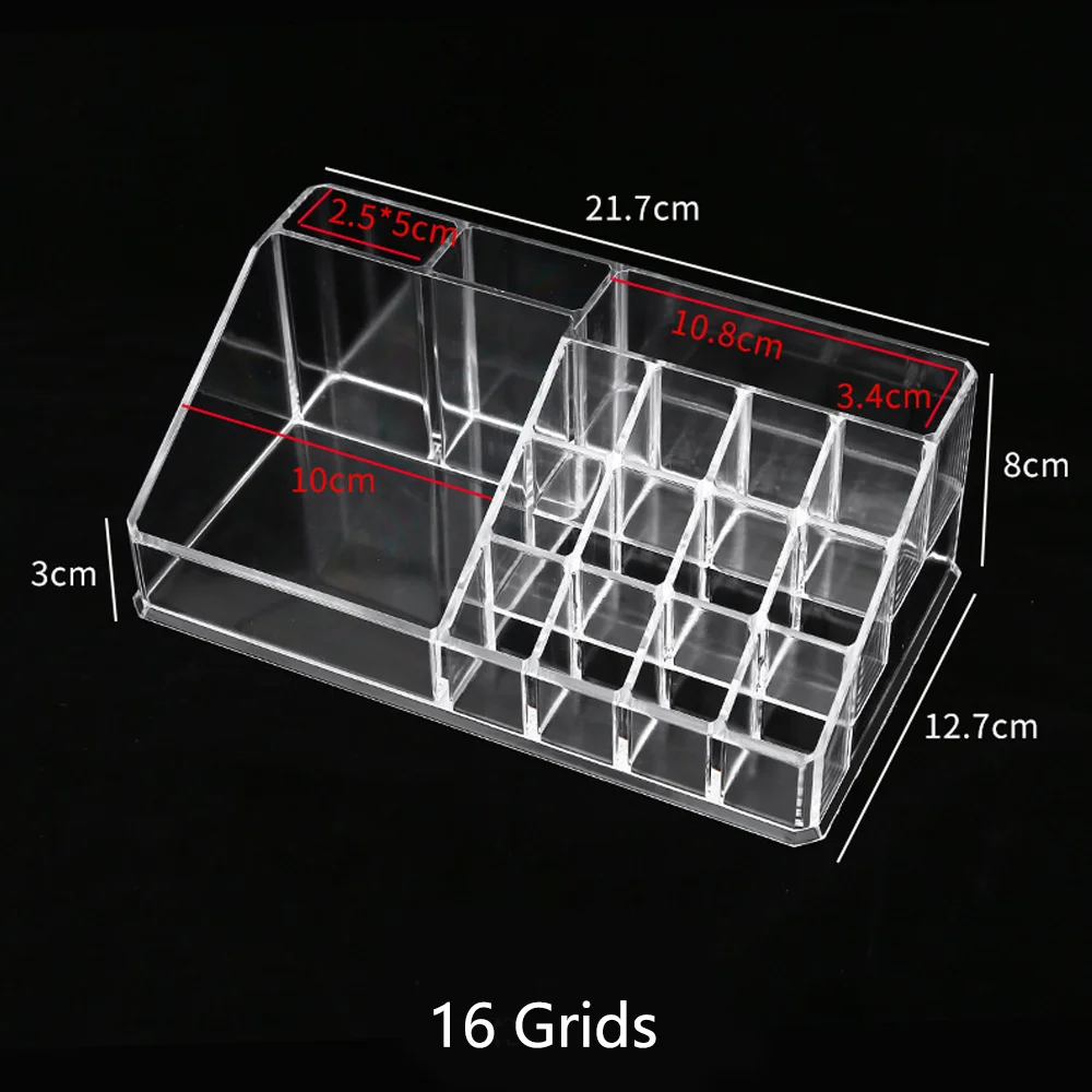 صندوق تخزين أحمر الشفاه لسطح المكتب صندوق ملمع الش...