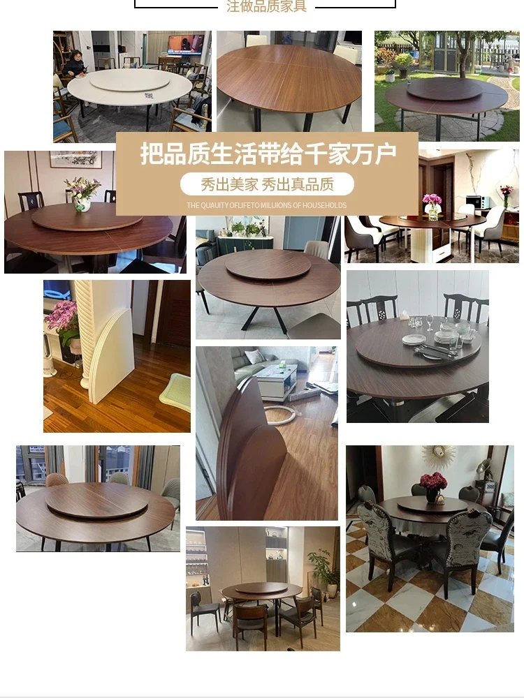 

Ежеквартальный складной круглый Настольный обеденный стол, круглый стол для небольшого дома, складной круглый для отеля, круглый стол